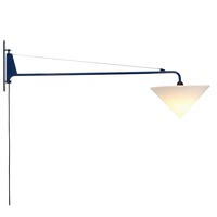Applique murale en fer forgé sur mesure, design moderne et luxueux, forme conique, bras long, pour chambre à coucher, hôtel, décoration de chambre d'hôtes