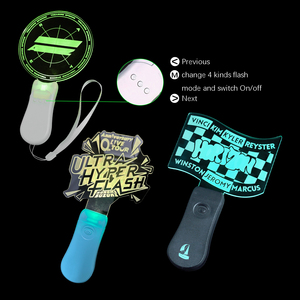 Kpop Acrylic Lightstick Flashing Party Light <strong>Stick</strong> Handle Custom <strong>Glow</strong> <strong>Sticks</strong> for Fans Cheering - Product Image 2