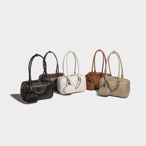 Стильная вместительная сумка для боулинга с молнией, водонепроницаемая, универсальная, модная женская сумка через плечо - Product Image 5