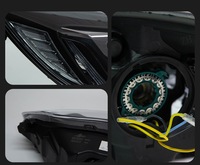 Pour Ford Focus MK3 2012 2013 2014, phare modifié, accessoires de voiture LED, phare avant, DRL, projecteur de phare
