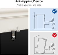 Commodes minimalistes à 3 tiroirs Rangement noir pour chambre à coucher avec tiroirs à bande passante et casiers combinés pour le salon ou l'entrepôt