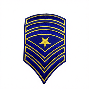 แพทช์ปักผ้าทอลายทแยงพร้อมแผ่นปิดด้วยความร้อน - Product Image 1