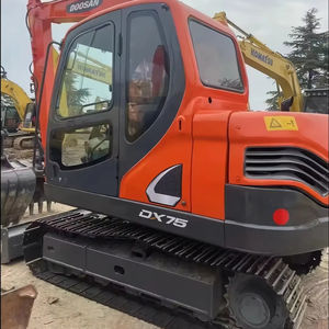 Venta Directa de Fábrica de Excavadora Usada Doosan Dx75 de Alta Calidad y Asombrosamente Eficiente, Utilizada para Obras de Construcción Municipales - Product Image 1