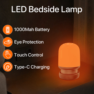 Yarrae Xách Tay 3 Màu Trẻ Em Bảng Đêm Ánh Sáng Hiện Đại USB Có Thể Sạc Lại Giường Đèn Chiếu Sáng Ban Đêm Đèn Cho Phòng Ngủ Phòng Khách - Product Image 2