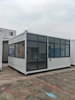 Kiosque de restauration préfabriqué 10 pieds à assemblage rapide, unité de vente alimentaire, abri de pluie pour centre commercial, panneau sandwich