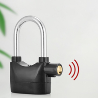 Cadenas de Sécurité Robuste Étanche avec Alarme Sonore pour Moto et Vélo, Livré avec Clés