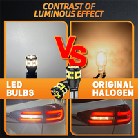 Ampoules LED T15 902 W16W, lumière LED super brillante, remplacement universel pour les feux de recul de voiture, blanc, rouge, bleu, jaune, vert