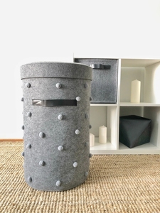 Adorabili cestini pieghevoli in feltro per cameretta o ufficio per bambini-per biancheria da bucato o giocattoli ostacolano decorazioni per la <span class=keywords><strong>casa</strong></span> - Product Image 3