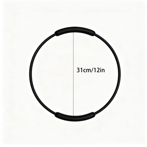 Anillo de Pilates Mágico Resistente con Doble Asa para Yoga, Accesorios de Fitness para Entrenamiento, Anillo de Pilates con Logotipo - Product Image 2