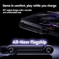 Câble de charge rapide Type-C 240W 5A avec gaine en nylon et support de téléphone pour iPhone, jeux, bureau, voyages, écouteurs et montres connectées