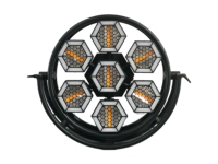 Projecteur stroboscopique rétro TZ 7*100W, lumière blanche chaude, pour scène, discothèque, arrière-plan audio, LED vintage, halogène