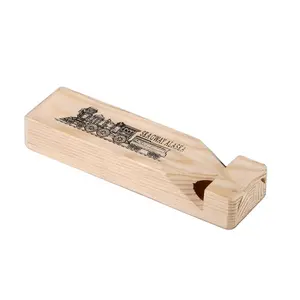 Fouet de chien en bois de pin de Style européen, Instruments de musique pour enfants, sifflet, chien