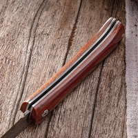 Couteau de camping pliant portable en acier inoxydable multi-usage, outil manuel pour éplucher fruits et viande, idéal pour manger du bois, produit transfrontalier
