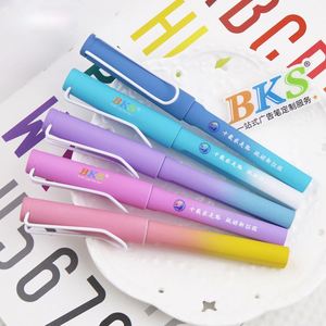 Bolígrafo de Gel con Clip Personalizado al por Mayor, con Ancho de Escritura de 0.5 mm, Tinta Azul/Roja, Opciones Multicolor para Uso en Oficina/Escuela - Product Image 4