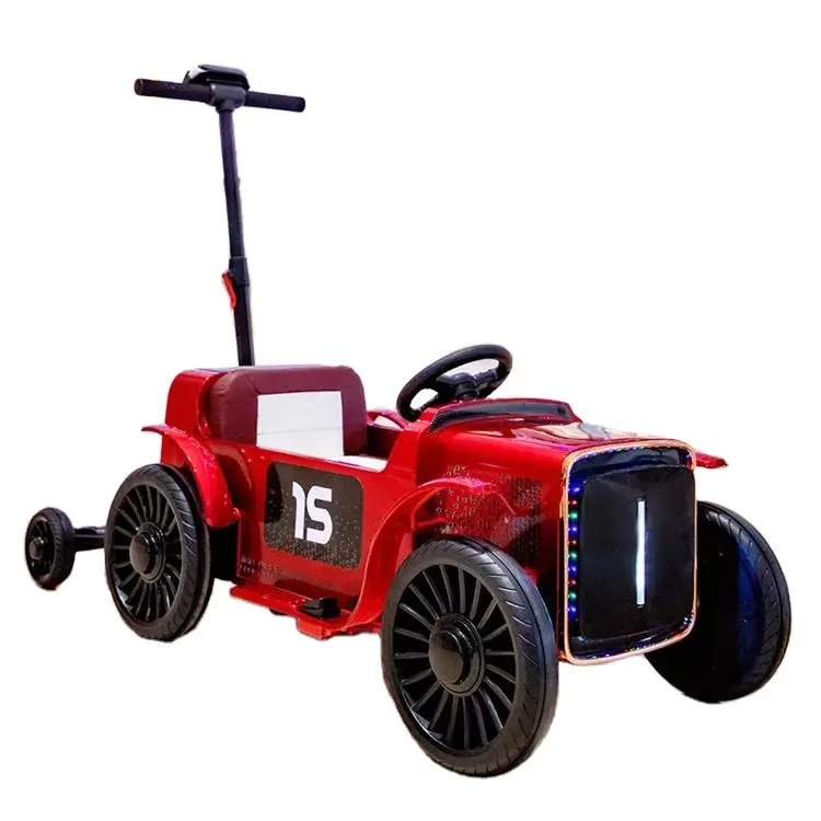 Groothandel Nieuwe Kinderen Elektrische Auto 12V Speelgoed Auto Controle Voor Kinderen Rijden Op Auto Tractor Met Aanhangwagen Fabriek Ouders Kunnen