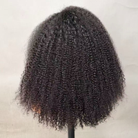 Perruques en cheveux humains vierges 100% naturels, super double drawn, avec frontal en dentelle 13x4, sans colle, haute densité, boucles volumineuses, vente en gros