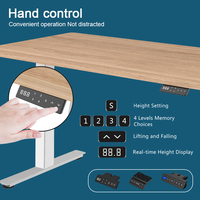 Freedcontuo — meuble sur pied électrique, Table réglable en hauteur, Design moderne
