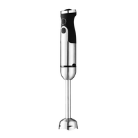 Mixeur plongeant électrique 1200W à vitesse variable, moteur DC en cuivre pur, lumière LED, boîtier en plastique et acier inoxydable, 220-240V pour usage domestique