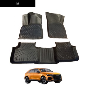 Car Floor Protect TPE Personalizado Aceptar Cars Floor Mat Juego de alfombrillas Uso para <span class=keywords><strong>AUDI</strong></span> <span class=keywords><strong>Q8</strong></span> - Product Image 1
