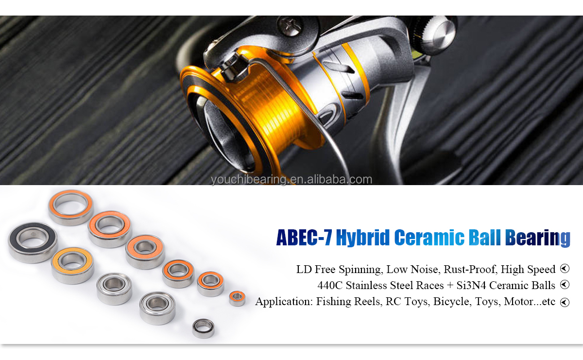 china fishing reel bearing China Bearing S693C 2RS Fishing Tackle Ceramic Ball Bearing 3x8x4mm|  Alibaba.com