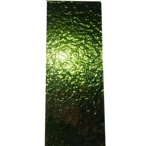 6mm 8mm hujan kayu nashiji bermotif sekering kaca laminated berwarna bertekstur tempered cast kaca
