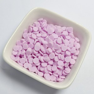 Mélange de tranches rondes en argile polymère de 5 mm, confettis circulaires, garniture de fête, miniatures alimentaires, breloques pour slime S - Product Image 1