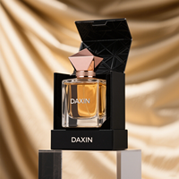 Bouteille et bouchon de parfum personnalisés de qualité supérieure Décanteur de parfum élégant pour affichage à la maison avec boîte texturée en diamant de qualité