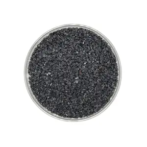 Industrial Grade Black Emery Powder Stone Silicon Carbide Block Abrasives Grain Sand Toile Emerie For Sand Blasting