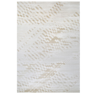 Modern Geometric Pattern Area <b>Rug</b> Rectangle Cream Waterproof Living Room Bedroom Study Dining Room Entryway Commercial <b>Space</b> - Product Image 4