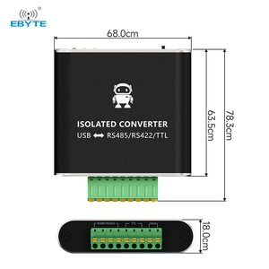 อีเบย์ E810-U16/U17 อุปกรณ์แปลงสัญญาณ USB เป็น TTL RS232 RS422 RS485 สำหรับงานอุตสาหกรรม แบบแยกส่วน รองรับแรงดันไฟฟ้า 1.8V-5V ป้องกันความชื้น ป้องกันเกลือ - Product Image 2