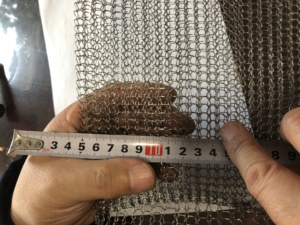 เครื่องถัก100มม. หัวเข็มสแตนเลสแขนแบนห่วงตาข่าย - Product Image 2