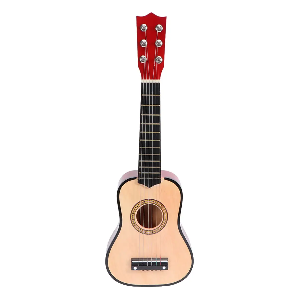 Jouet pour enfants en tilleul de haute qualité instrument de musique acoustique coloré en gros 21 pouces guitare gauche