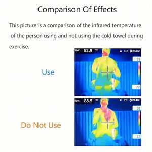 Serviette Rafraîchissante Fierté LGBTQ+ – Couleurs Arc-en-ciel – Cadeau de Groupe pour Événement du Mois de la Fierté Gay - Product Image 3