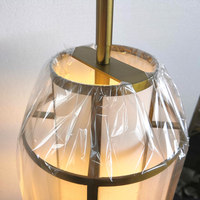 Lampe murale Bee Tide, style pavillon, luxe léger, postmodernisme, pour projet hôtelier, lampe murale de luxe pour salon