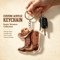 Porte-clés personnalisé en acrylique avec nom, texte gravé, monogramme, style gravé, cadeau, vente en gros, porte-clés personnalisé, porte-clés de voiture