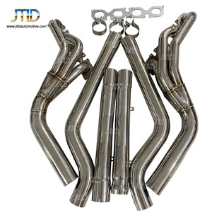 JTLD rendimiento t304 Acero inoxidable largo tubo de escape y tubo medio para W204 <span class=keywords><strong>Mercedes</strong></span> C63 <span class=keywords><strong>AMG</strong></span> - Product Image 3