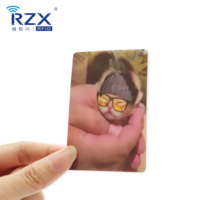 Kartu diskon kartu cetak Pvc plastik CR80 dapat diganti-ganti kartu Souvenir Lenticular 3D hewan peliharaan untuk musik vokal atau konser