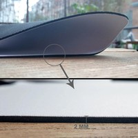 Tapis de souris vierge en tissu/caoutchouc à faible MOQ pour sublimation