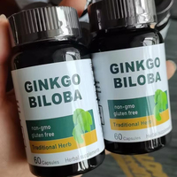 Jetzt Nahrungsergänzungsmittel Private Label OEM/ODM Großhandelspreis Ginkgo Biloba Extrakt Kapseln 500mg Bio-Ginkgo Biloba Kapseln