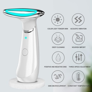 Appareil de beauté importé pour le cou et le visage, instrument de massage vibrant chauffant pour la thérapie du cou - Product Image 6