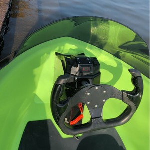 Moto acuática Rush Wave Jet Ski de 1 plaza, de fibra de vidrio, eléctrica, para deportes acuáticos - Product Image 1