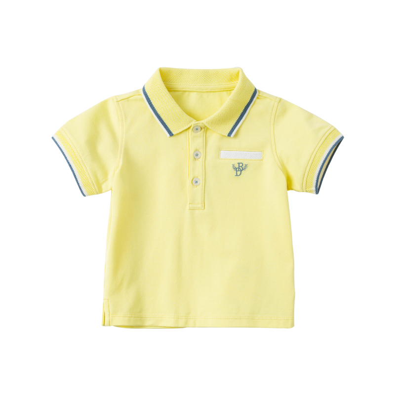 Высококачественная 100% хлопковая летняя футболка для маленьких мальчиков с вышивкой