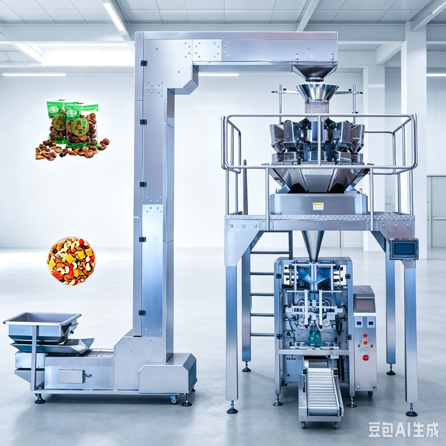 Automatic E Serious Multihead Weigher Mixed Nuts Vertical Packaging Machine