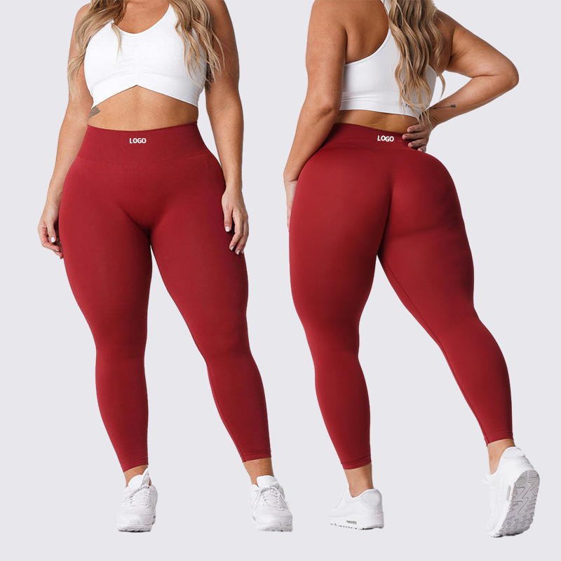 T4019A High Waist Gym Sports Pants Fitness Workout Leggings Plus Size Yoga Pants Thick Shapewear 2026 Yoga Legging