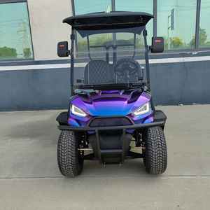 รถกอล์ฟไฟฟ้าขนาดเล็ก2ที่นั่งรถบั๊กกี้สกู๊ตเตอร์คลับสก๊อตตี้แคเมอรอนพัตเตอร์ออฟโรดพร้อมเบรค - Product Image 5