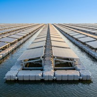 Support de montage flottant pour modules solaires en PEHD haute résistance, longue durée de vie, pour projets photovoltaïques en lac