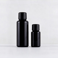 Flacon pulvérisateur compte-gouttes en verre violet UV noir pour huile de parfum, 10 ml, 15 ml, 30 ml, 50 ml, 100 ml