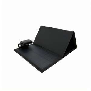 Alecter แผงเซลล์แสงอาทิตย์แบบพกพาขนาดเล็กพับได้สำหรับตั้งแคมป์30W โมโนคริสตัลไลน์ซิลิคอนประสิทธิภาพ20% USB เอาต์พุต5V กันน้ำ IP65 - Product Image 6