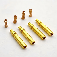 Connecteur Honsan DIY pour écouteurs, borne 0,78 mm, laiton plaqué or, cuivre, mâle-femelle, température de fonctionnement 300°C