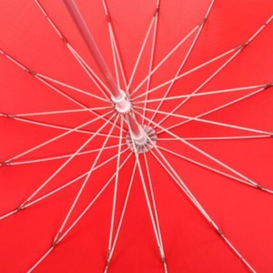 23 Inch Heart Shape Chinese Wedding <b>Umbrella</b> Decoration Red Color Straight Wedding Parasol <b>Umbrella</b> pink - Product Image 3